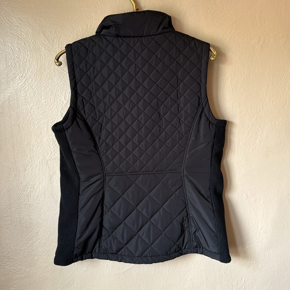 Andrew Marc Quilted Black Vest Size Medium - Picture 3 of 5